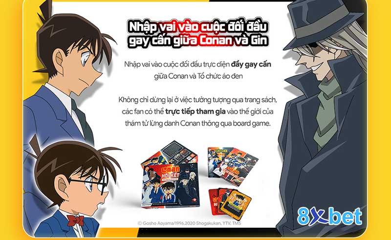 Hướng dẫn cách chơi Board Game Conan cho người mới 3 Giới thiệu đôi nét về trò chơi Board game Conan