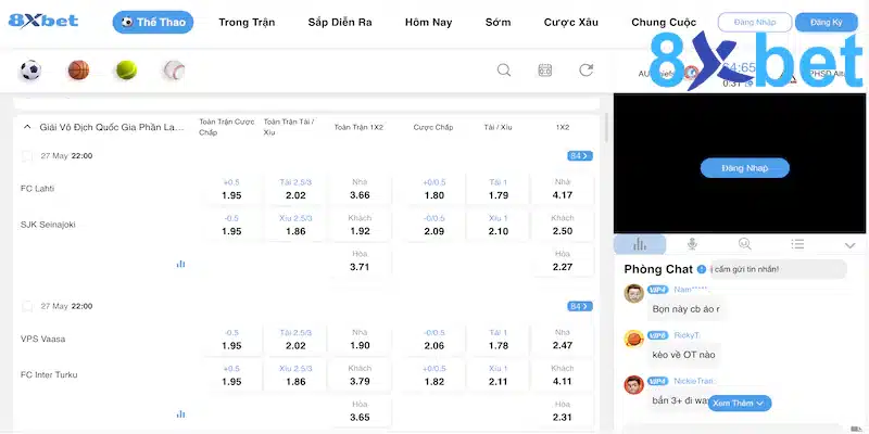 Tổng hợp app cá độ bóng đá uy tín trên thị trường hiện nay 5 8xbet - App cá cược uy tín nhất