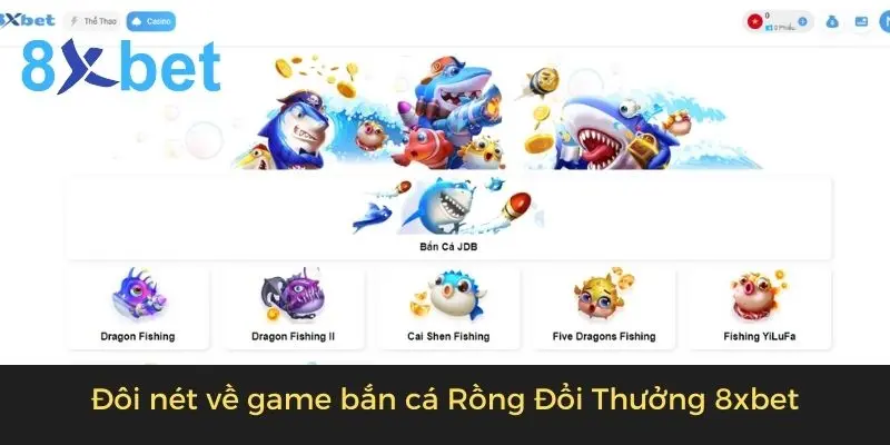 Game Bắn Cá Rồng Đổi Thưởng - Bắn Là Trúng Thưởng Lớn 2 Đôi nét về game bắn cá rồng đổi thưởng 8xbet